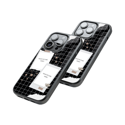 Polaroid Personalised Glass Phone Case