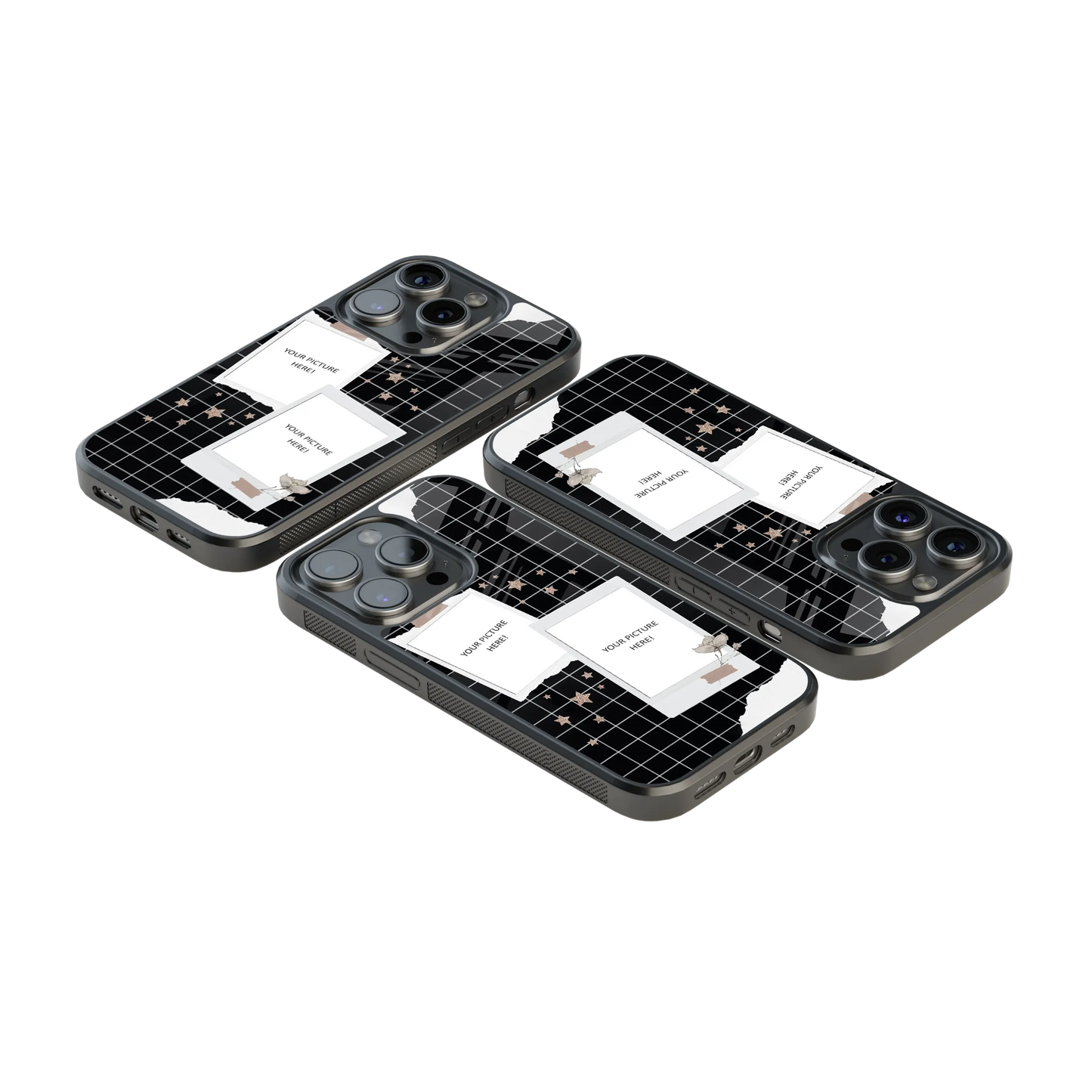 Polaroid Personalised Glass Phone Case