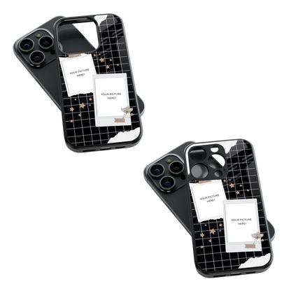 Polaroid Personalised Glass Phone Case