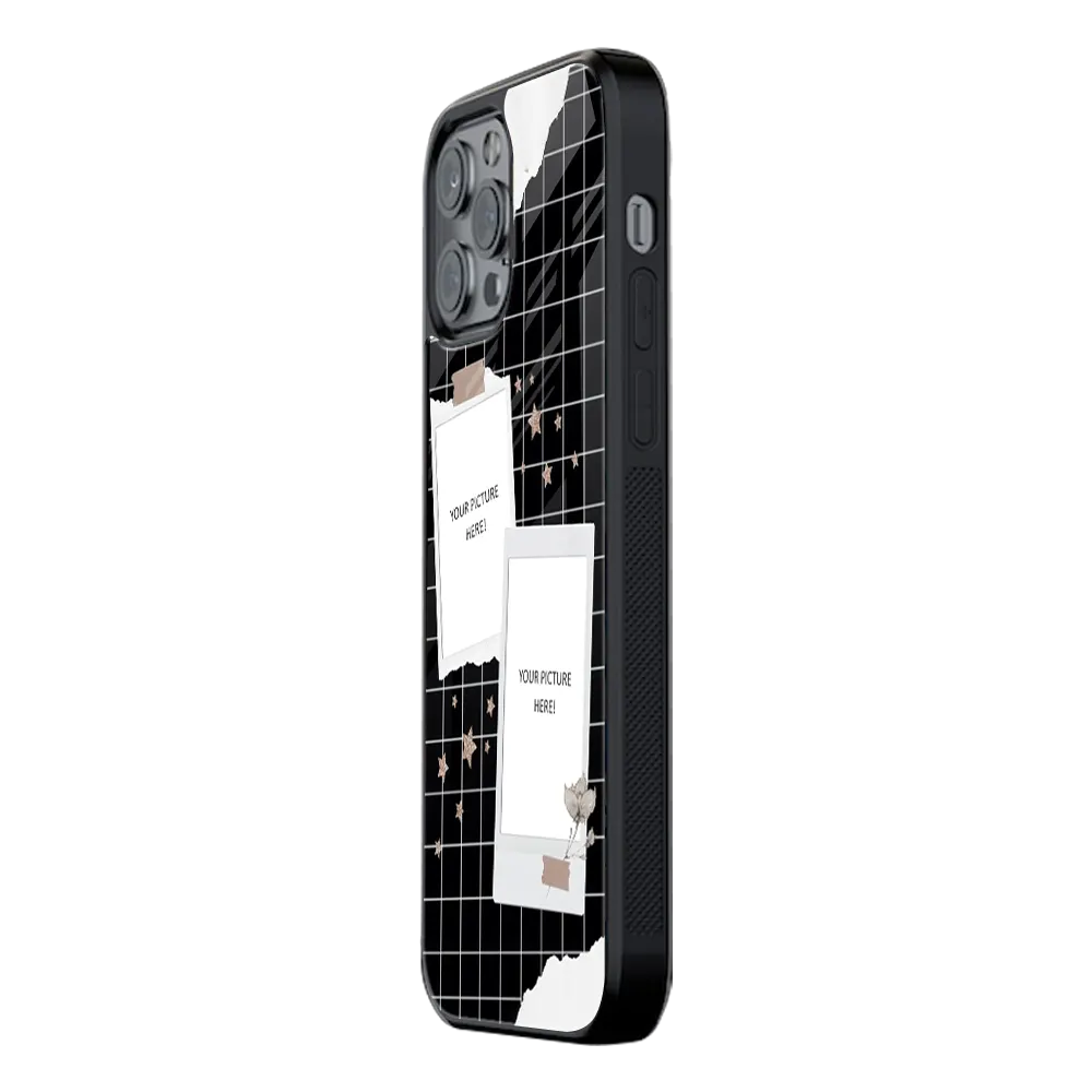 Polaroid Personalised Glass Phone Case