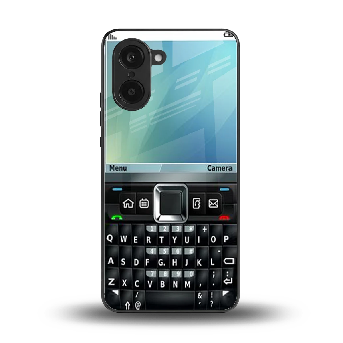 Qwerty Keypad back phone cover | glass case for oneplus nord ce5 5g