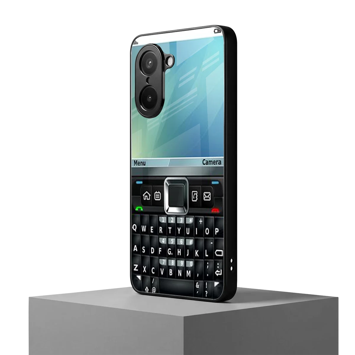 Qwerty Keypad oneplus nord ce5 5g mobile cover | shockproof glass phone case