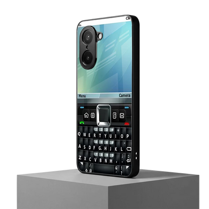Qwerty Keypad oneplus nord ce5 5g mobile cover | shockproof glass phone case