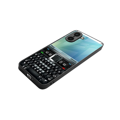 Qwerty Keypad stylish phone case for oneplus nord ce5 5g | glossy glass and slim fit