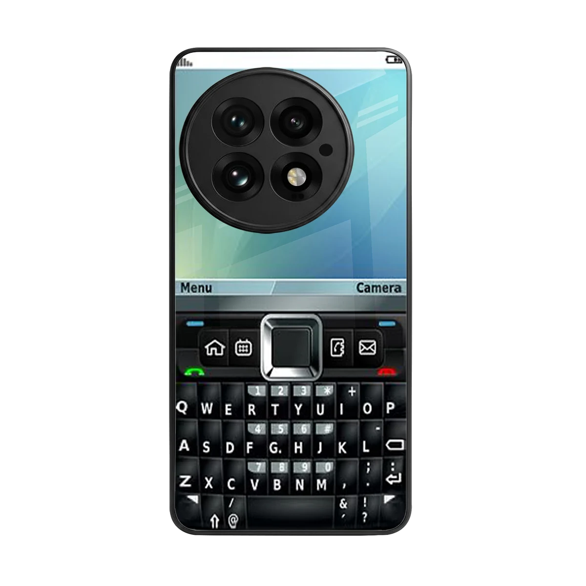 Qwerty Keypad back phone cover | glass case for oneplus 13