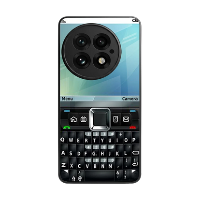 Qwerty Keypad back phone cover | glass case for oneplus 13