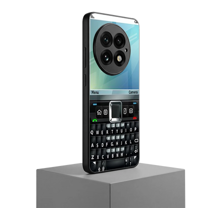 Qwerty Keypad oneplus 13 mobile cover | shockproof glass phone case