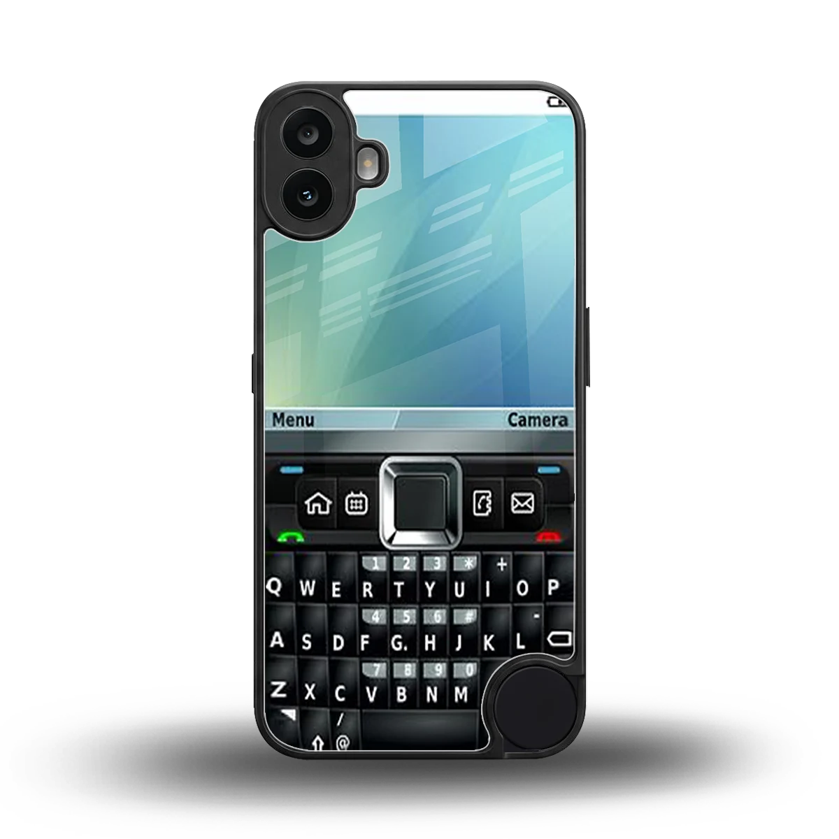 Qwerty Keypad back phone cover | glass case for cmf nothing phone 1