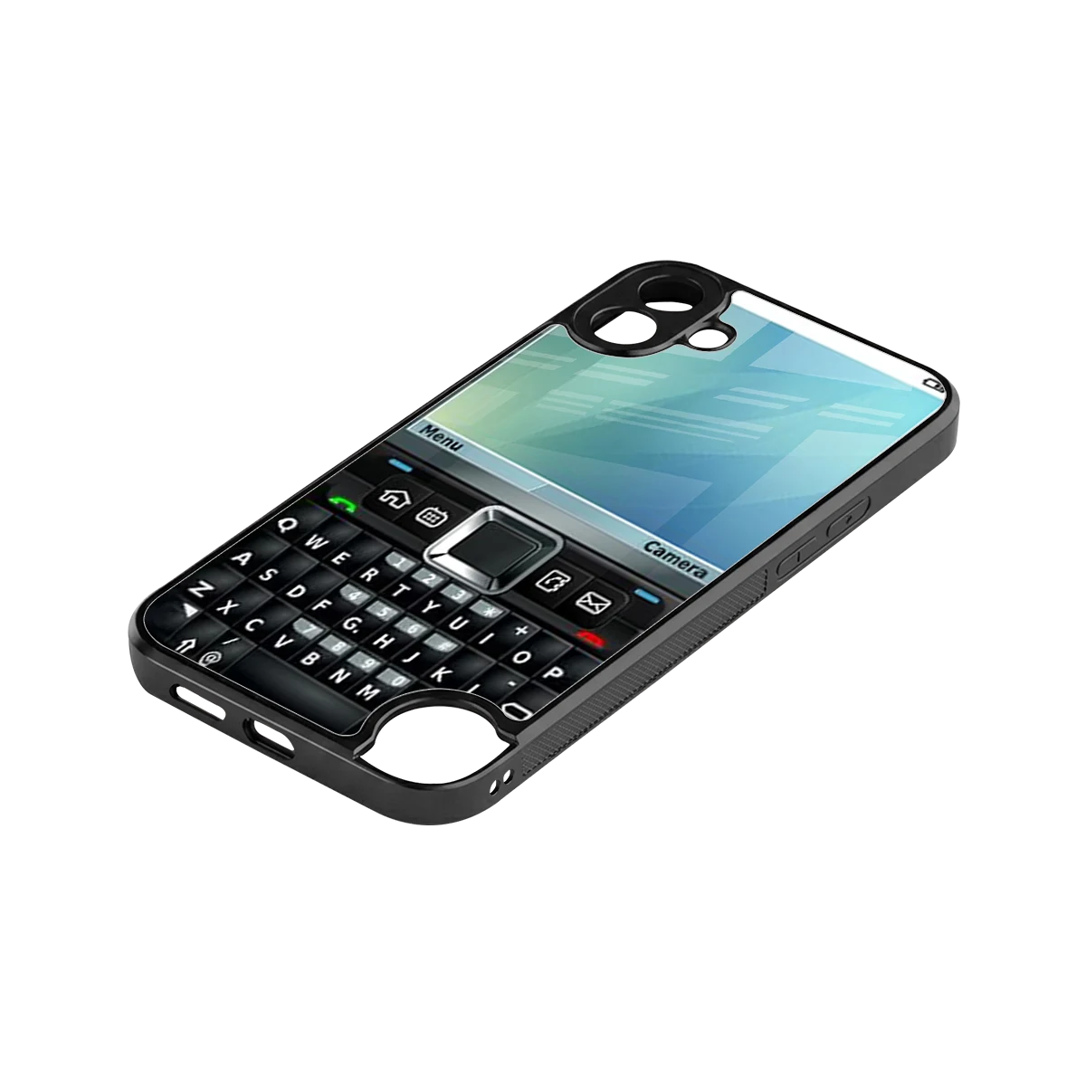 Qwerty Keypad stylish phone case for cmf nothing phone 1 | glossy glass and slim fit