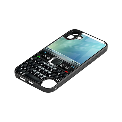 Qwerty Keypad stylish phone case for cmf nothing phone 1 | glossy glass and slim fit