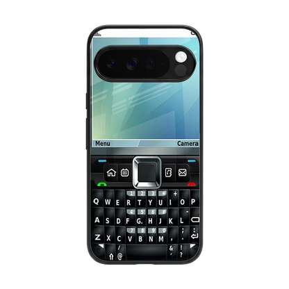 Qwerty Keypad back phone cover | glass case for google pixel 10 pro xl