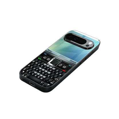 Qwerty Keypad stylish phone case for google pixel 10 pro xl | glossy glass and slim fit