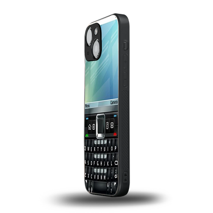 Qwerty Keypad iphone 13 mini mobile cover | shockproof glass phone case