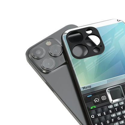 Qwerty Keypad stylish phone case for iphone 16 pro max | glossy glass and slim fit