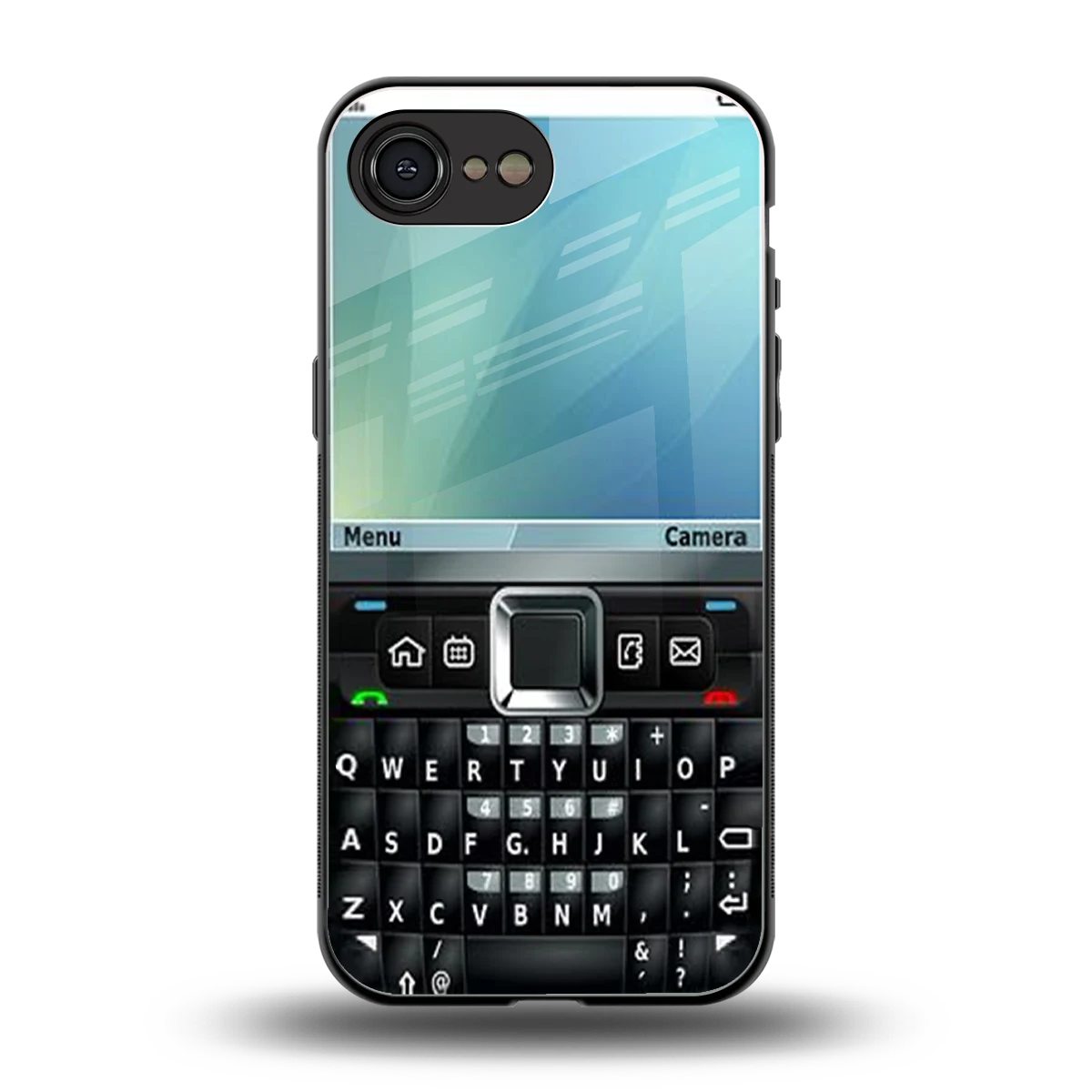 Qwerty Keypad back phone cover | glass case for iphone 17e