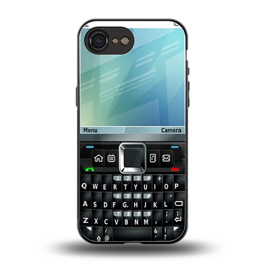 Qwerty Keypad back phone cover | glass case for iphone 17e