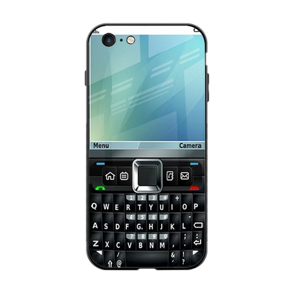 Qwerty Keypad back phone cover | glass case for iphone 6s