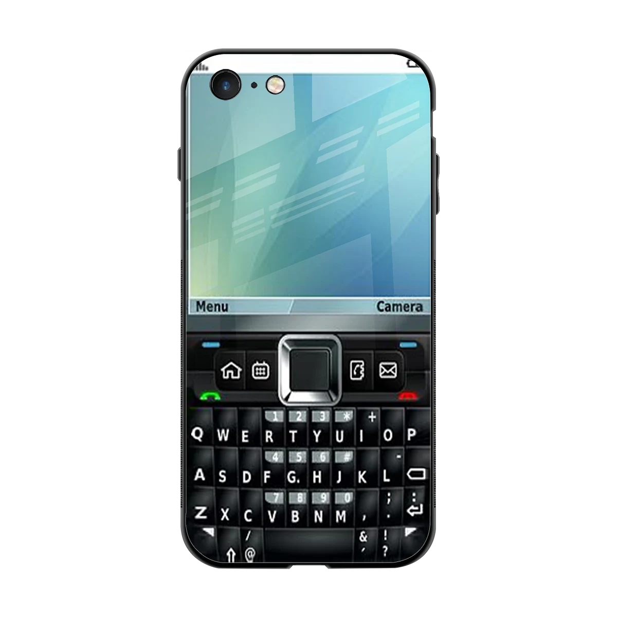 Qwerty Keypad back phone cover | glass case for iphone 7