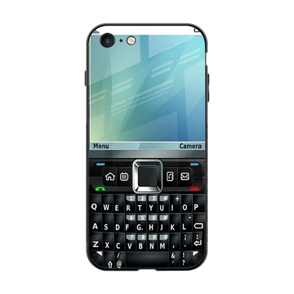 Qwerty Keypad back phone cover | glass case for iphone 7