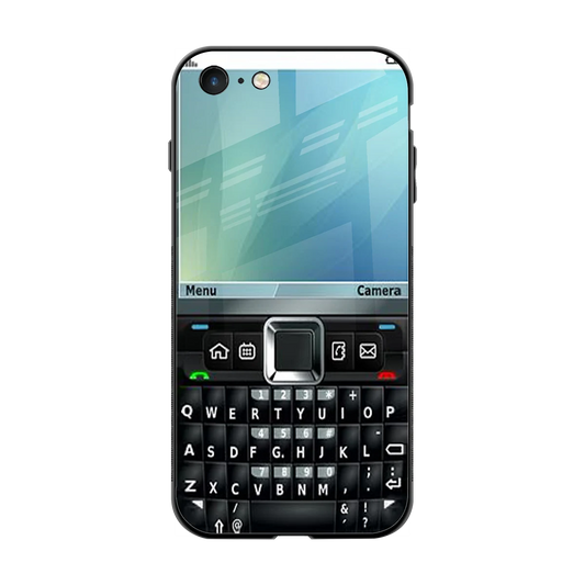 Qwerty Keypad back phone cover | glass case for iphone 7