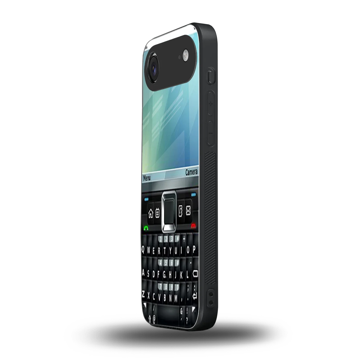 Qwerty Keypad iphone air mobile cover | shockproof glass phone case