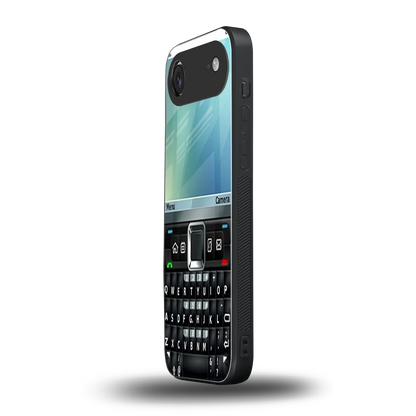 Qwerty Keypad iphone air mobile cover | shockproof glass phone case