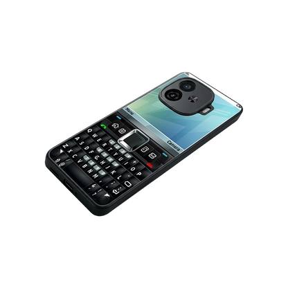 Qwerty Keypad stylish phone case for iqoo neo 10r 5g | glossy glass and slim fit