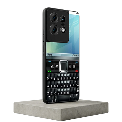 Qwerty Keypad motorola edge 50 pro mobile cover | shockproof glass phone case