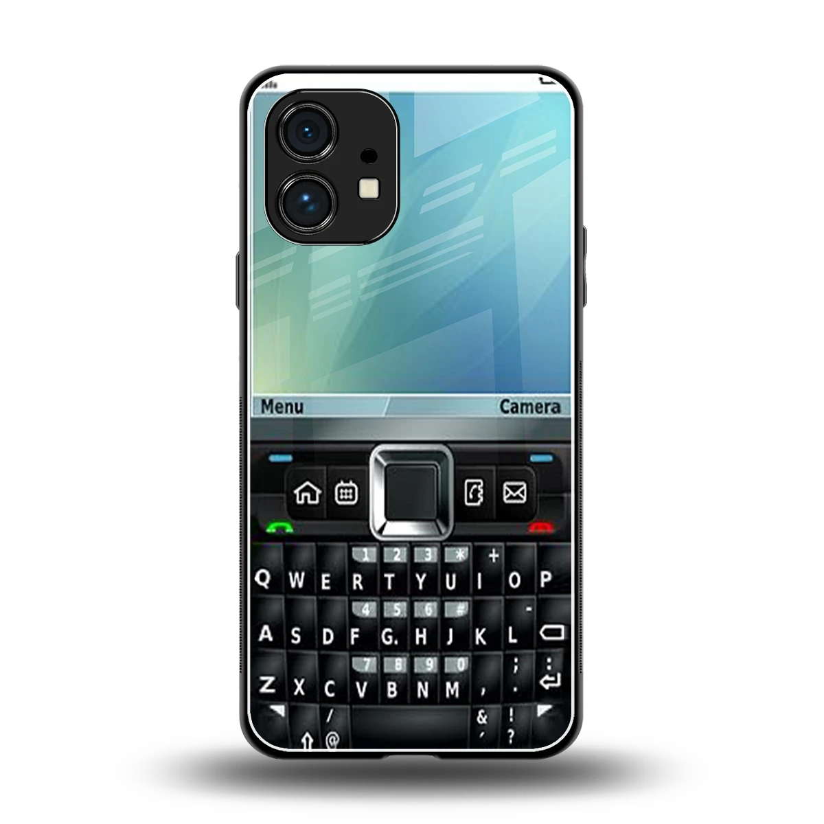 Qwerty Keypad back phone cover | glass case for nothing phone 1
