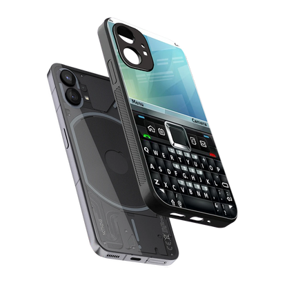 Qwerty Keypad sleek nothing phone 1 cover with tempered glass back and TPU edges