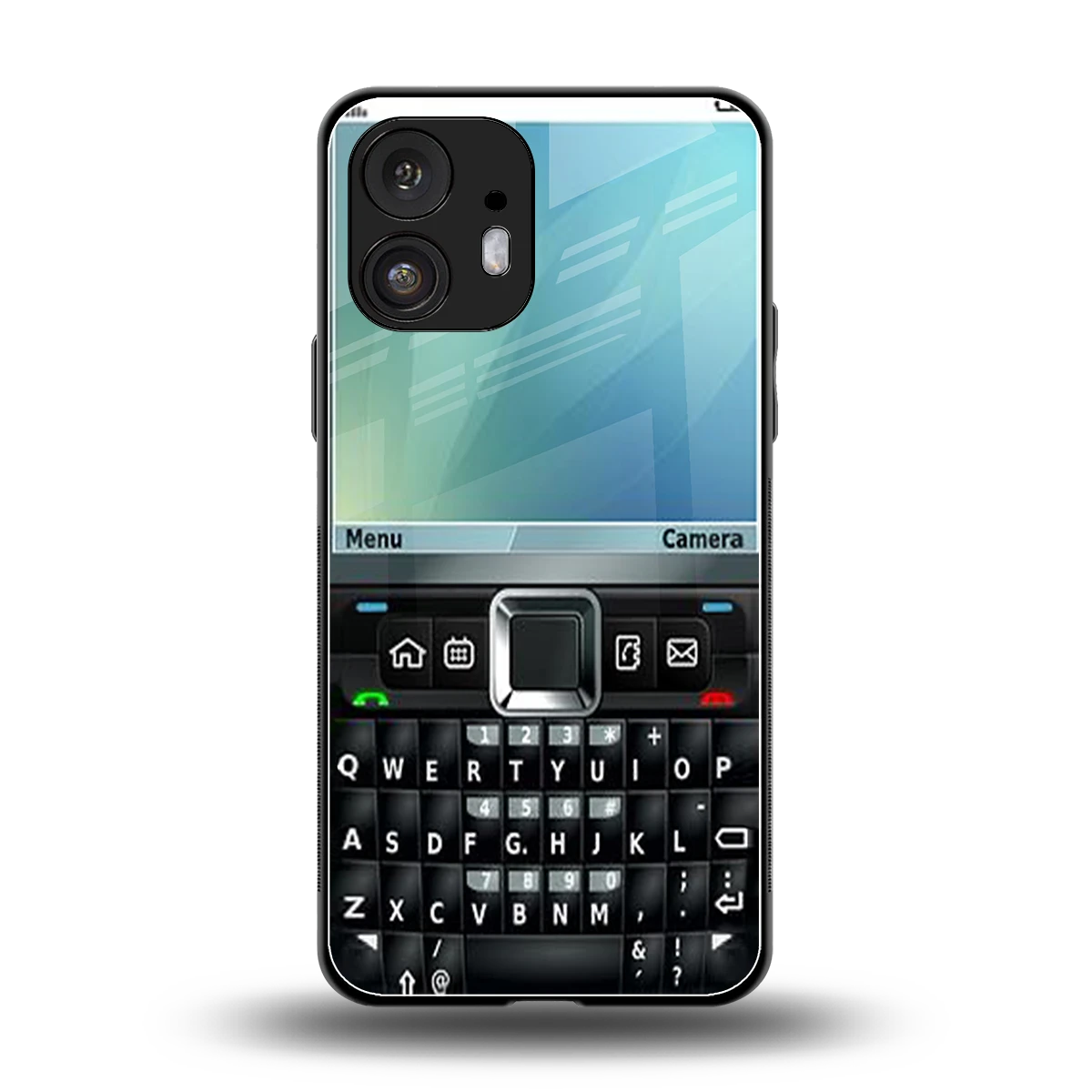 Qwerty Keypad back phone cover | glass case for nothing phone 2