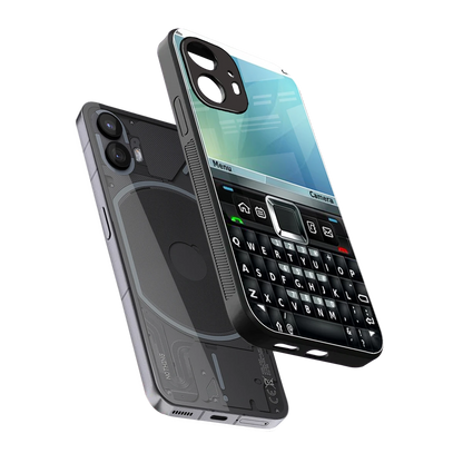 Qwerty Keypad sleek nothing phone 2 cover with tempered glass back and TPU edges