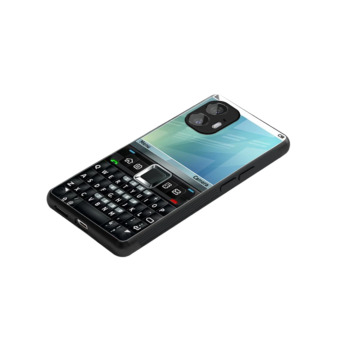 Qwerty Keypad stylish phone case for nothing phone 2 | glossy glass and slim fit