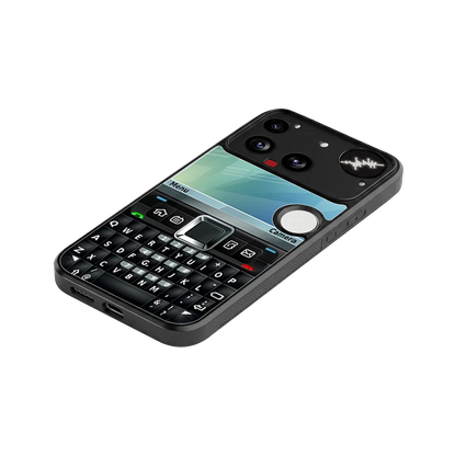 Qwerty Keypad stylish phone case for nothing phone 3 | glossy glass and slim fit