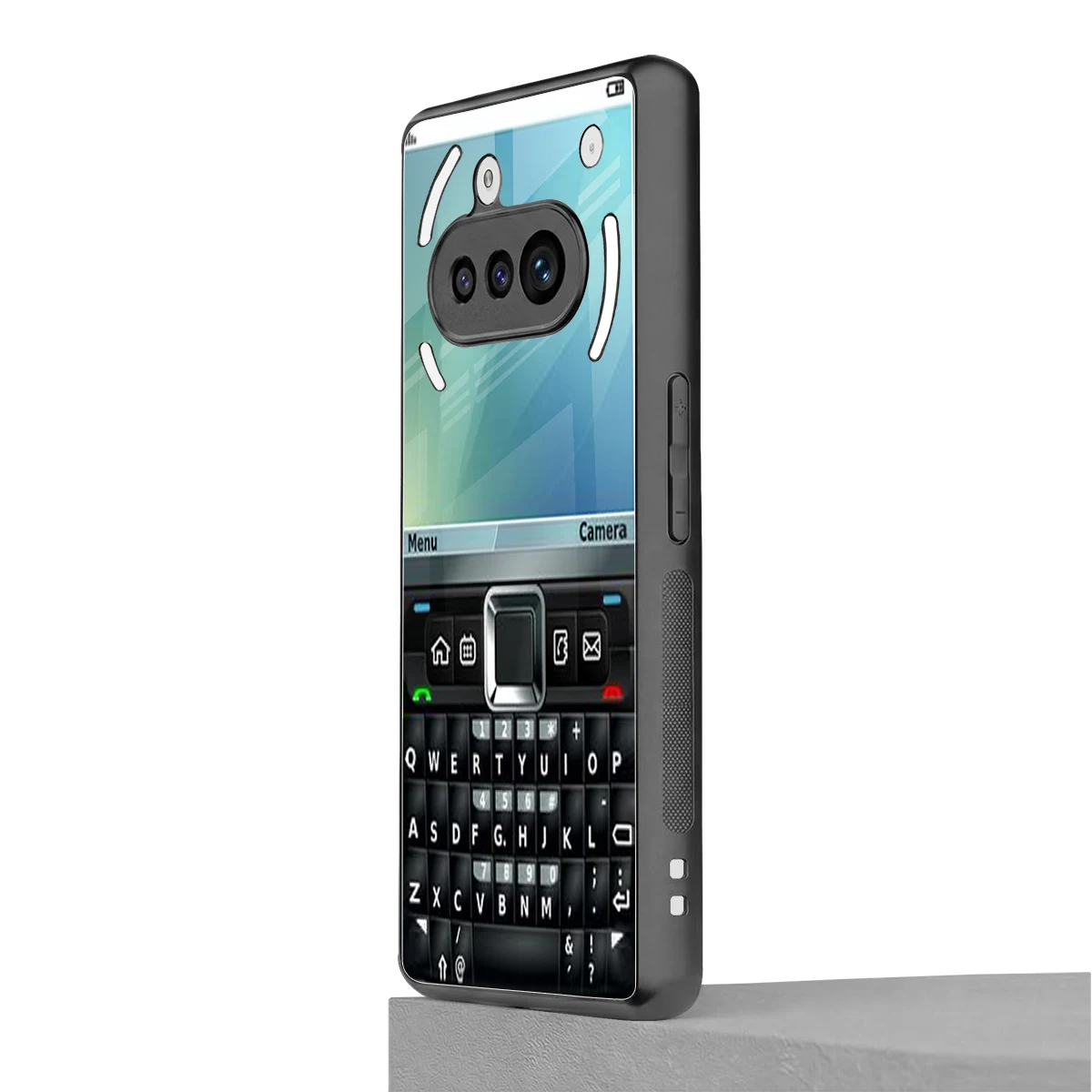 Qwerty Keypad nothing phone 3a mobile cover | shockproof glass phone case