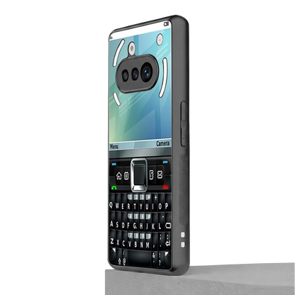 Qwerty Keypad nothing phone 3a mobile cover | shockproof glass phone case
