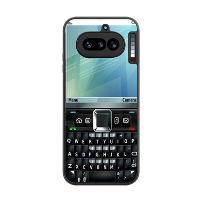 Qwerty Keypad back phone cover | glass case for nothing phone 4a