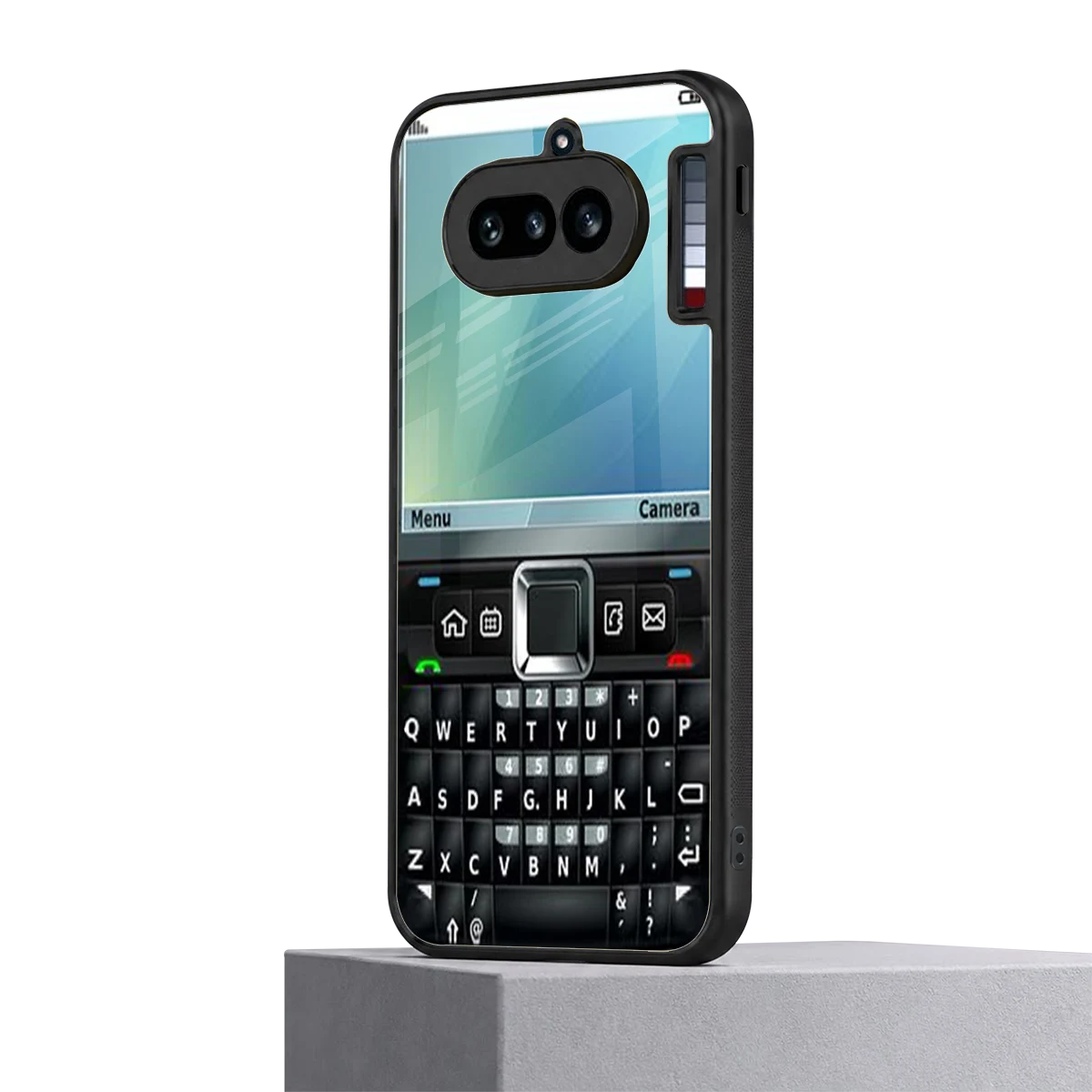 Qwerty Keypad nothing phone 4a mobile cover | shockproof glass phone case