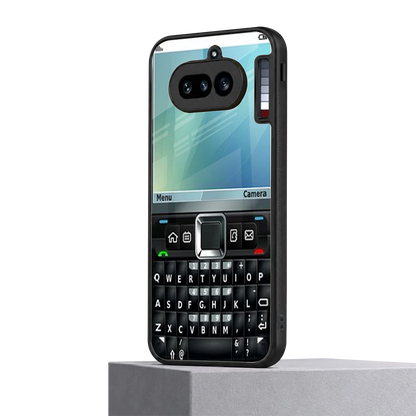 Qwerty Keypad nothing phone 4a mobile cover | shockproof glass phone case