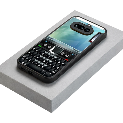 Qwerty Keypad stylish phone case for nothing phone 4a | glossy glass and slim fit