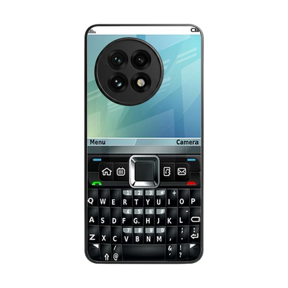 Qwerty Keypad back phone cover | glass case for oneplus 13r