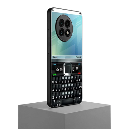 Qwerty Keypad oneplus 13r mobile cover | shockproof glass phone case