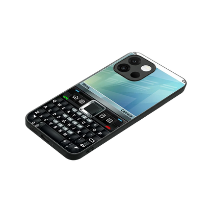 Qwerty Keypad stylish phone case for oneplus 13s | glossy glass and slim fit