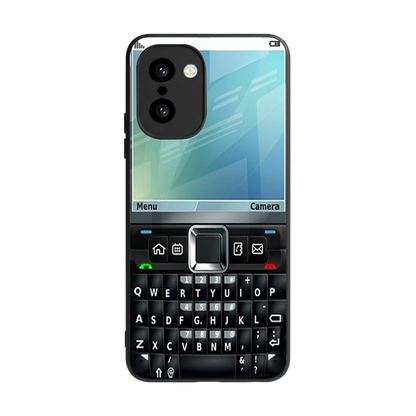 Qwerty Keypad back phone cover | glass case for oneplus 15r