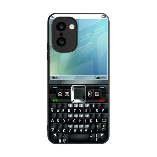 Qwerty Keypad back phone cover | glass case for oneplus 15r