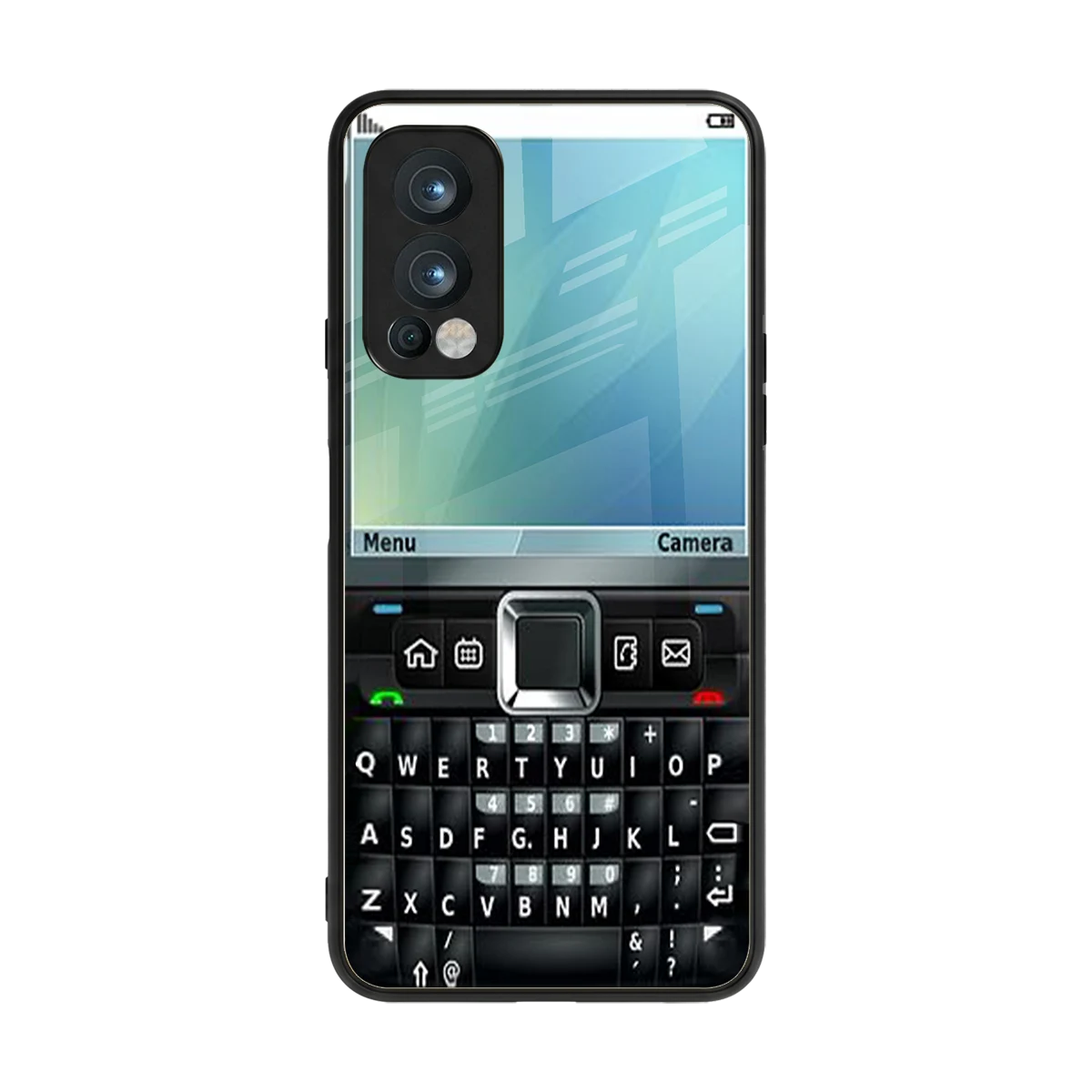 Qwerty Keypad back phone cover | glass case for oneplus nord 2