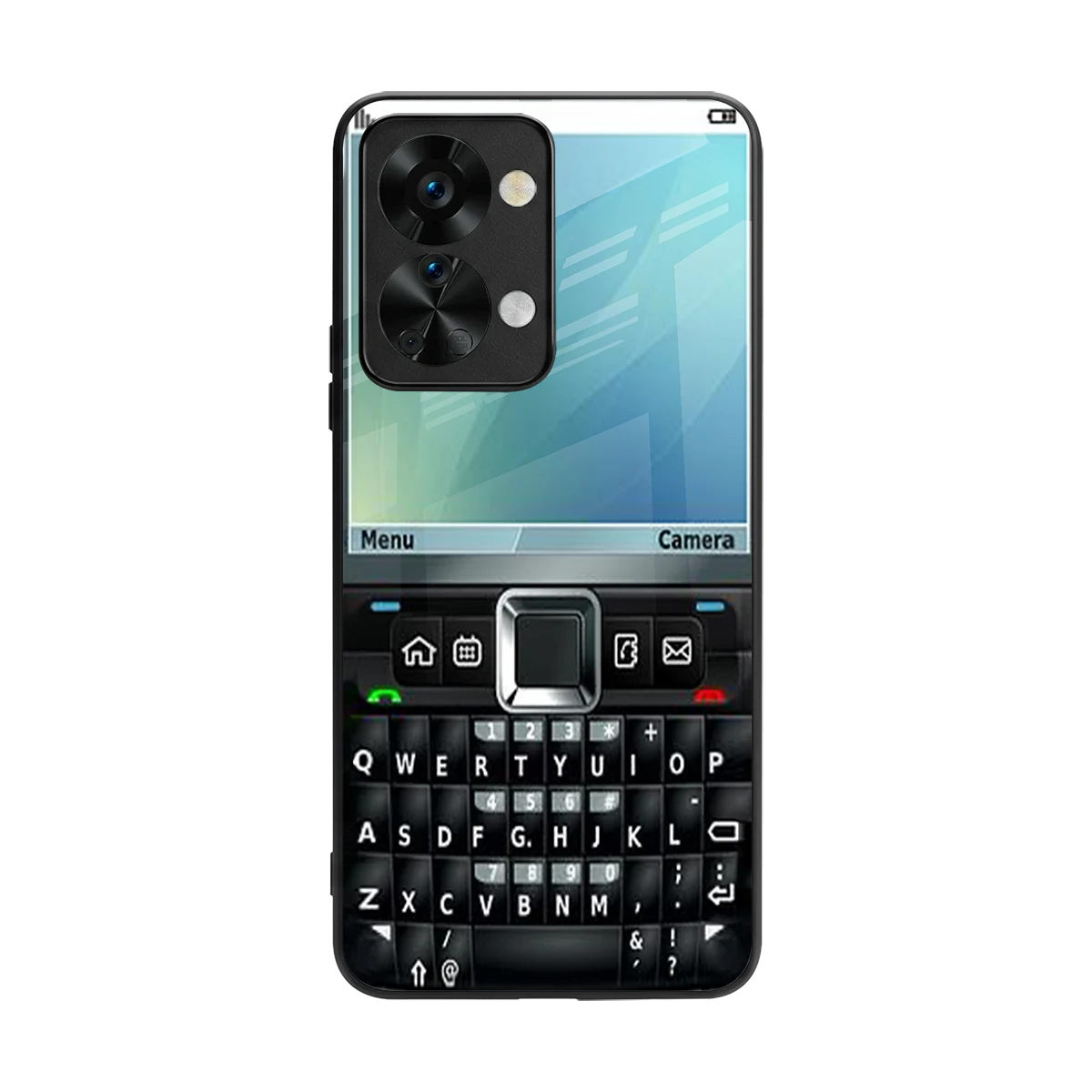 Qwerty Keypad back phone cover | glass case for oneplus nord 2t