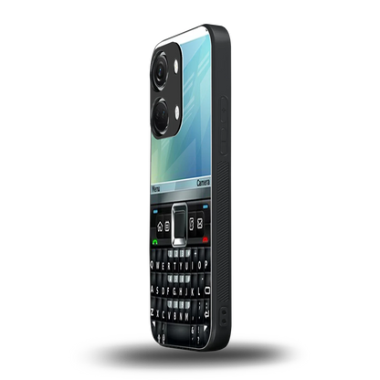 Qwerty Keypad oneplus nord 3 mobile cover | shockproof glass phone case