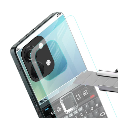 Qwerty Keypad stylish phone case for oneplus nord 3 | glossy glass and slim fit