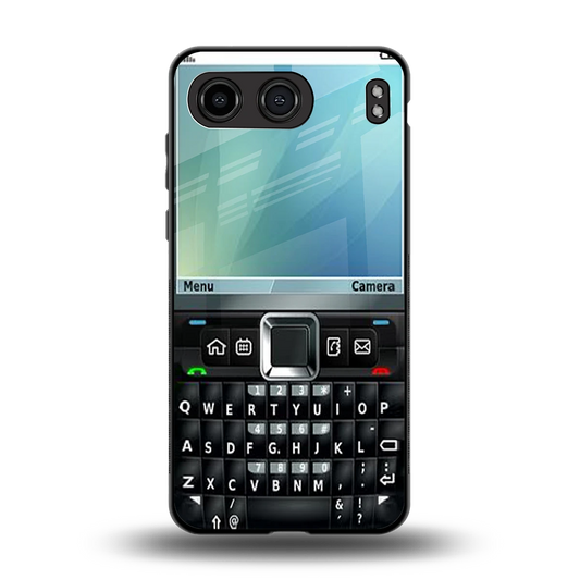 Qwerty Keypad back phone cover | glass case for oneplus nord 4